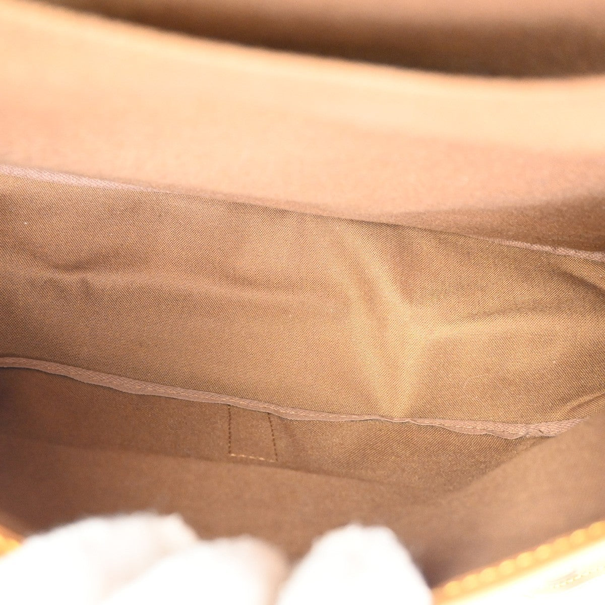 Louis Vuitton Saumur Handbag Monogram Canvas, BROWN, CANVAS, Shoulder bag