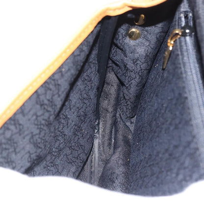 Saint Laurent Vintage Shoulder Bag Canvas, BLACK, CANVAS, Shoulder bag