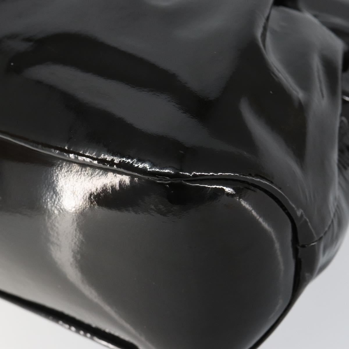 Salvatore Ferragamo Vintage Tote bag Patent Leather, BLACK, PATENT_LEATHER, Tote bag