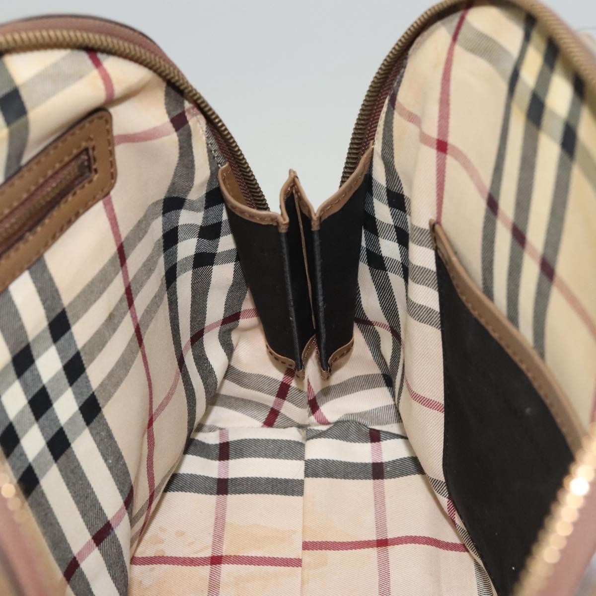 Burberry Vintage Zip Dome Bag Leather, BROWN, LEATHER, Handbag