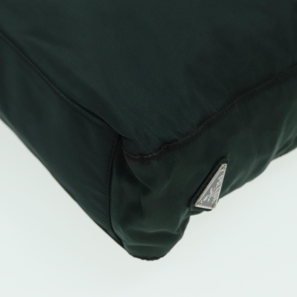 Prada Vintage Zip Tote Tessuto, KHAKI, NYLON, Tote bag