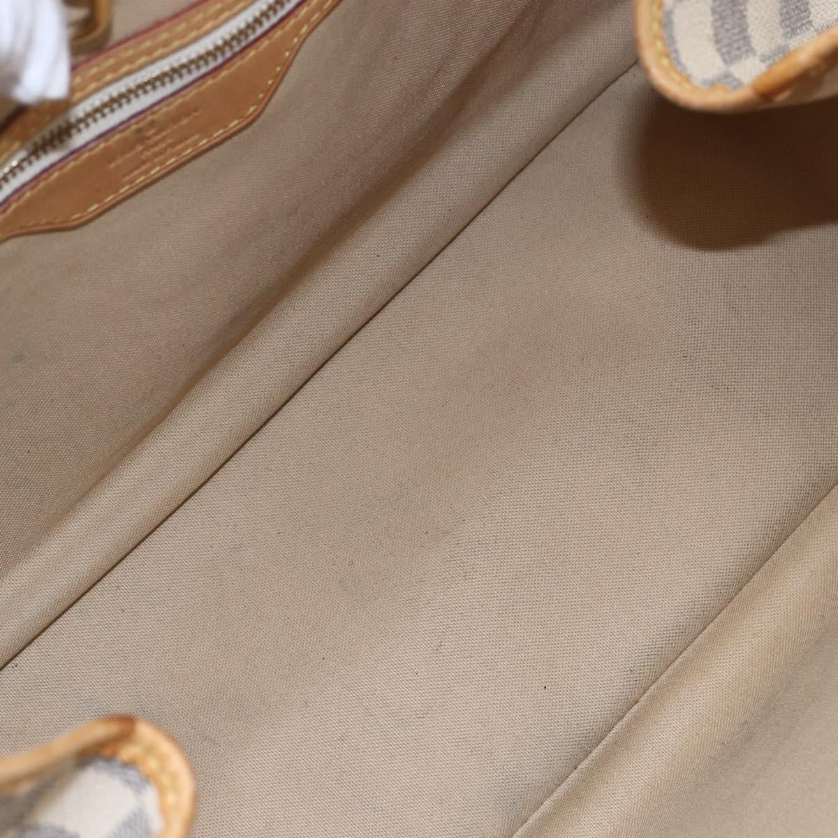 Louis Vuitton Batignolles Handbag Damier, WHITE, CANVAS, Tote bag