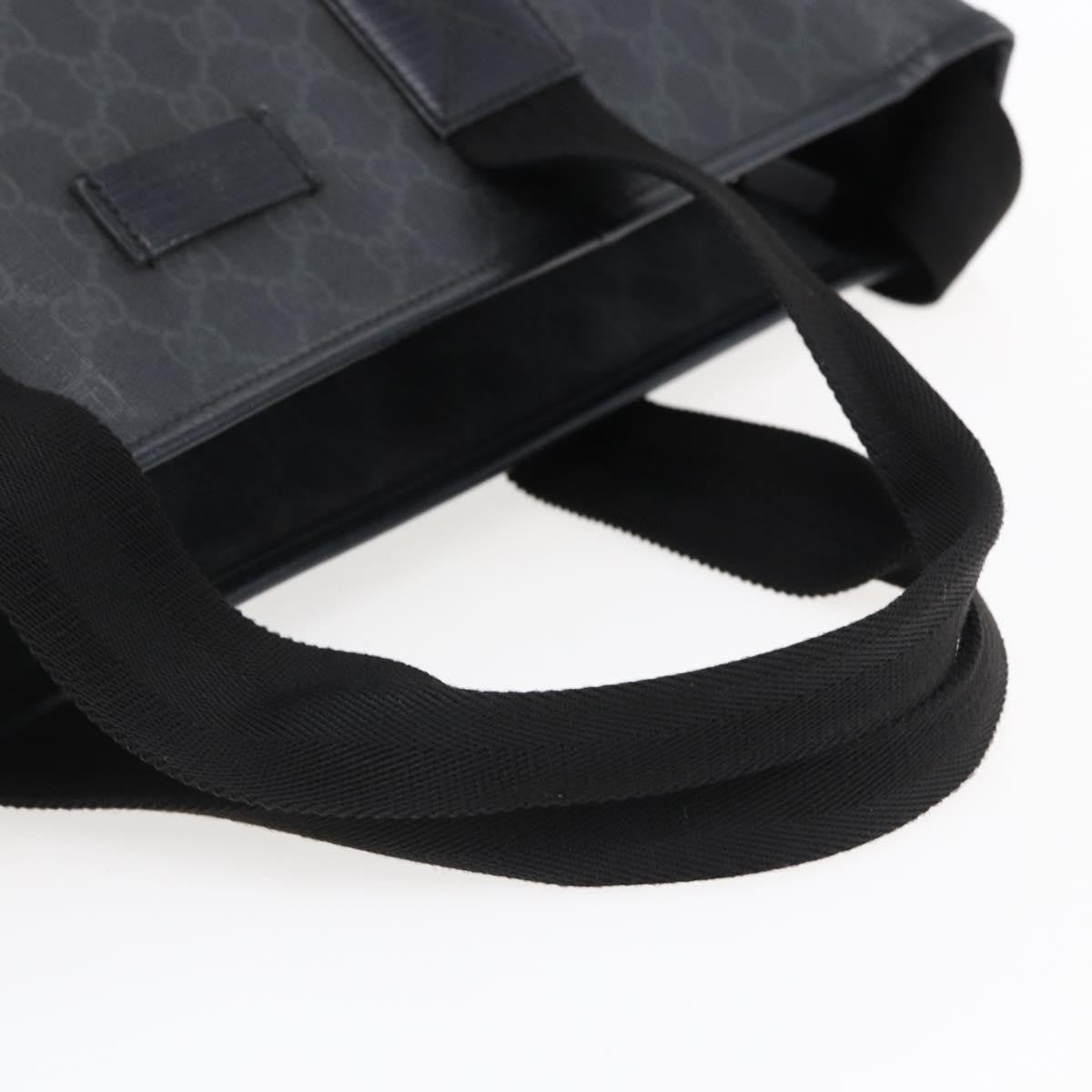 Gucci Convertible Zip Tote GG Canvas, BLACK, PVC, Tote bag