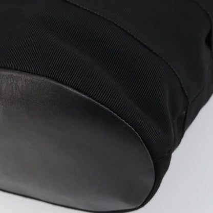 Salvatore Ferragamo Vala Shoulder Bag Canvas, BLACK, CANVAS, Shoulder bag