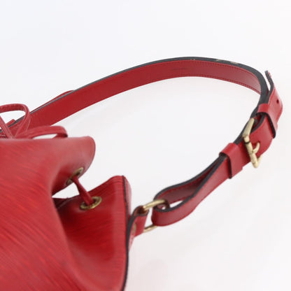 Louis Vuitton Noe Handbag Epi leather, RED, LEATHER, Handbag
