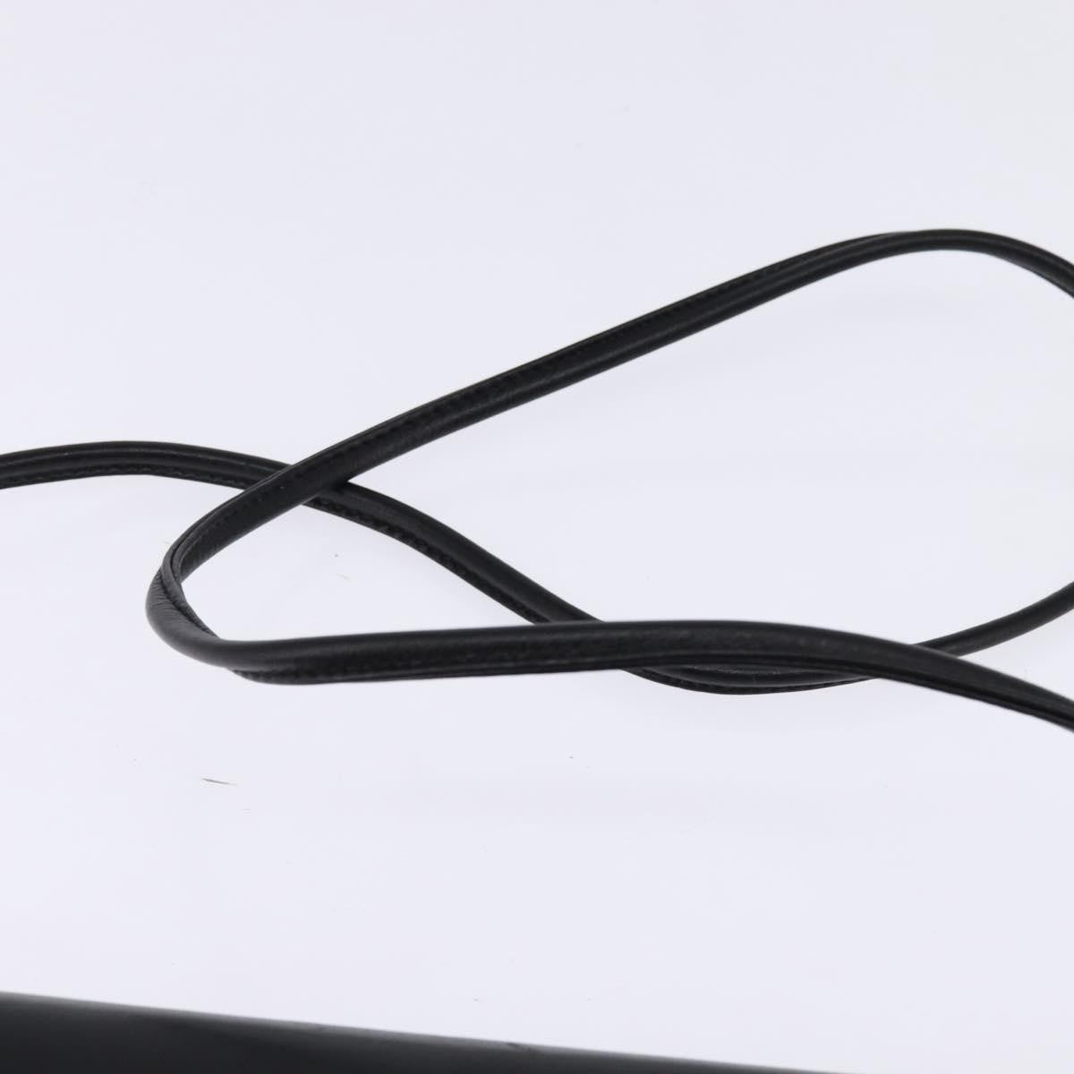 Celine Shoulder Bag Leather, BLACK, LEATHER, Shoulder bag