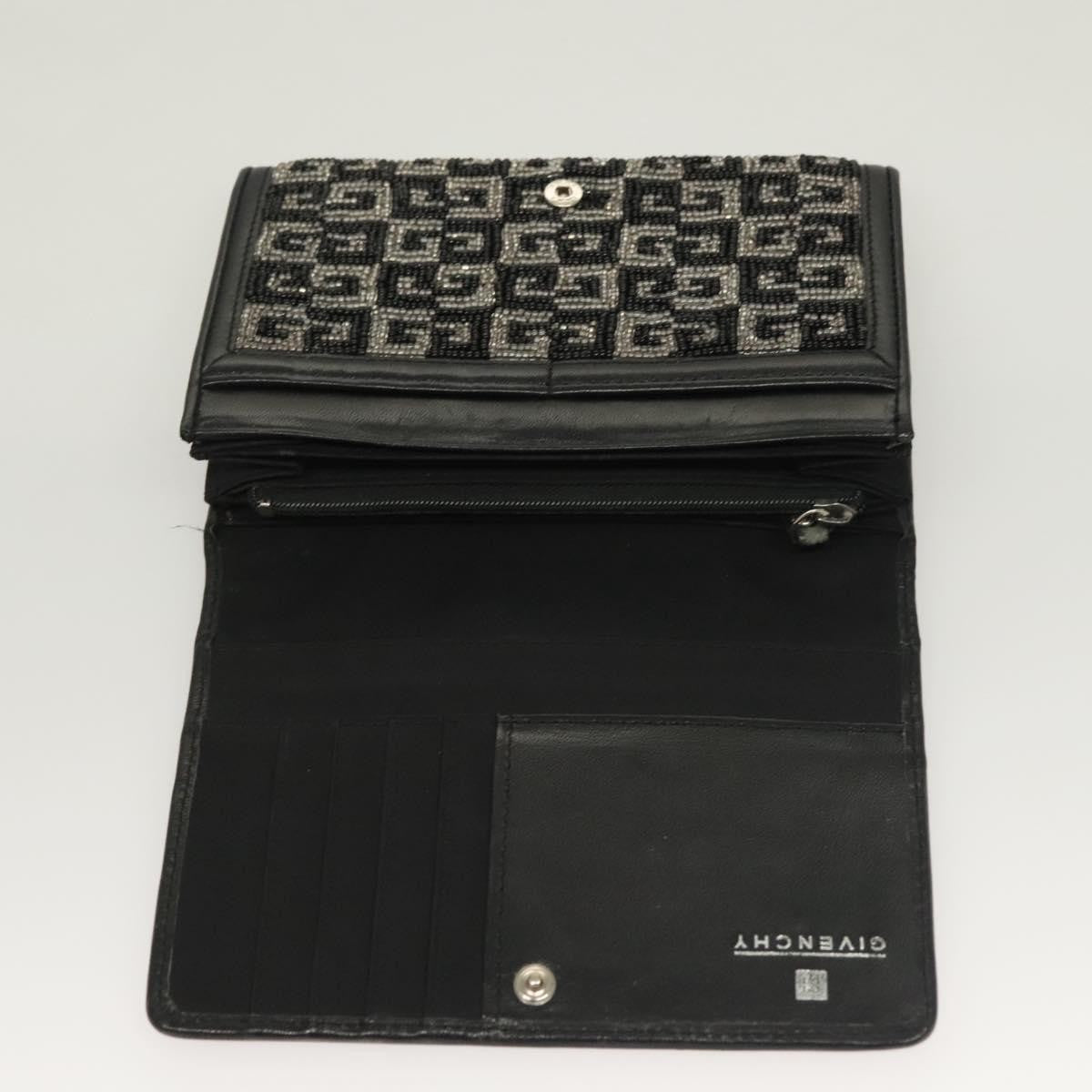 Givenchy GV3 Wallet Leather, BLACK, BEADS, Wallets