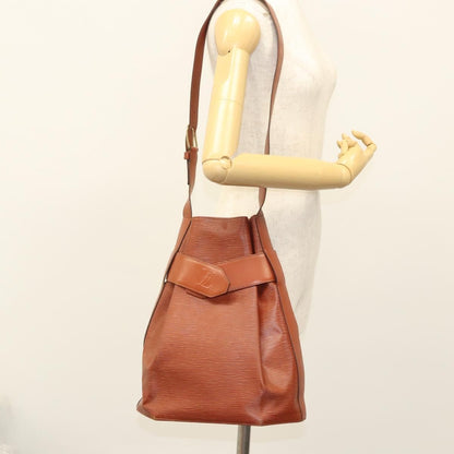 Louis Vuitton Vintage Sac d'Epaule Handbag Epi Leather, BROWN, LEATHER, Shoulder bag