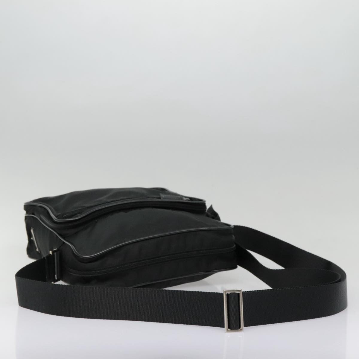 Prada Vintage Shoulder Bag Tessuto, BLACK, NYLON, Shoulder bag