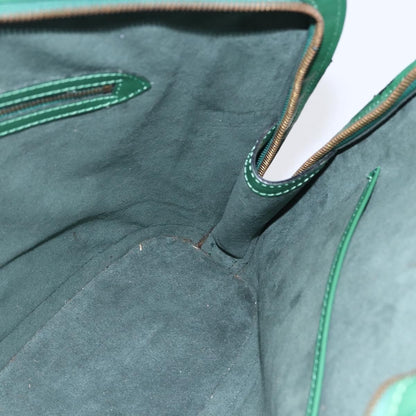 Louis Vuitton Lussac Handbag Epi Leather, GREEN, LEATHER, Handbag
