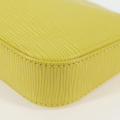 Louis Vuitton Pochette Accessoires NM Epi Leather, YELLOW, LEATHER, Clutche & pouche