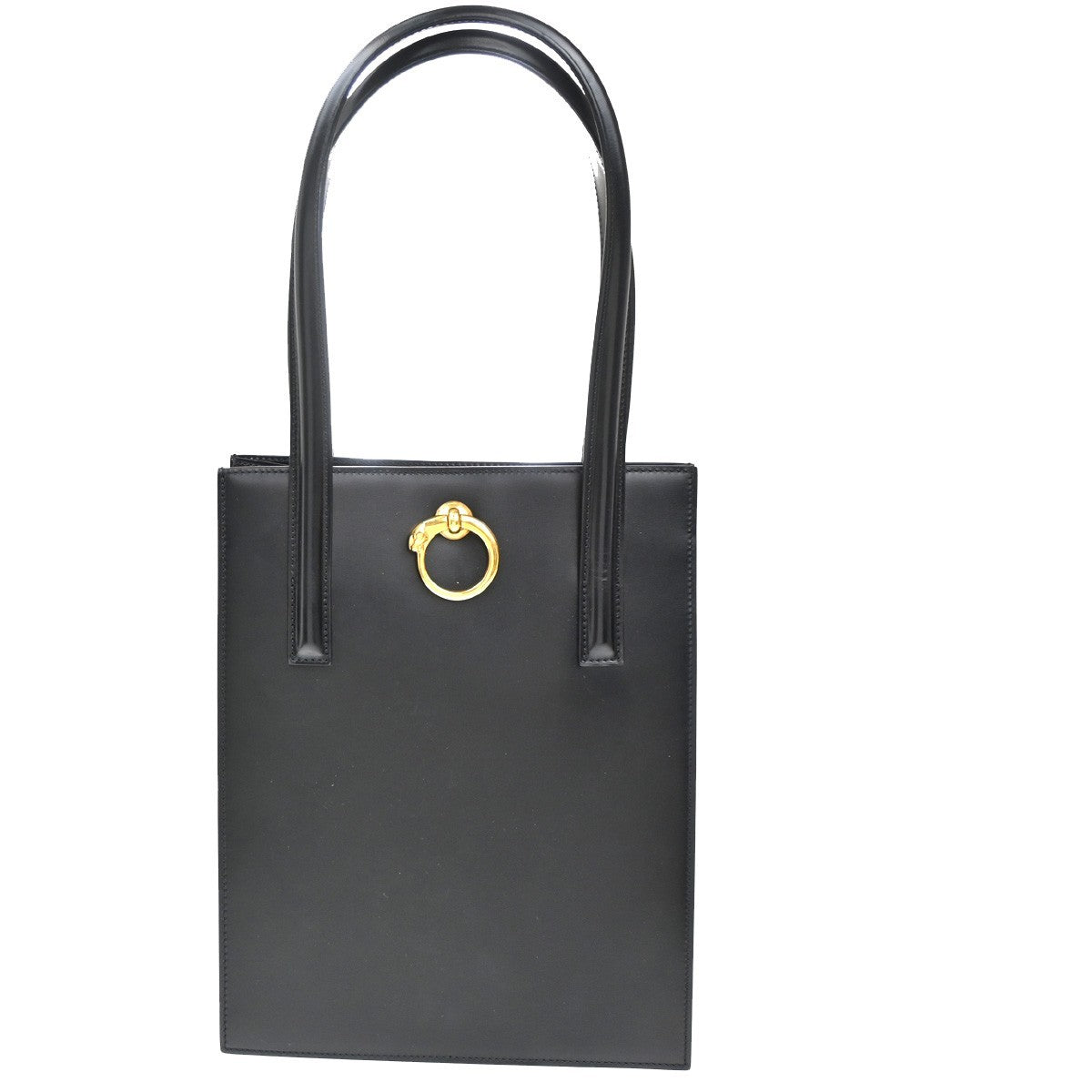 cartier Panthère Handbag Leather, Black, Leather, Shoulder Bag