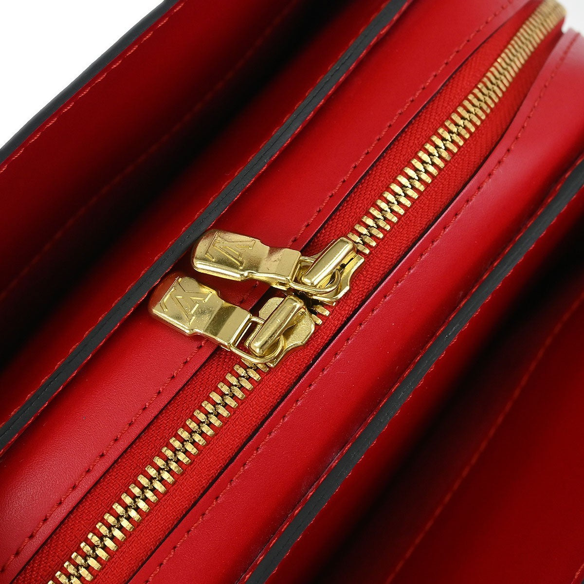 Louis Vuitton Pont Neuf Handbag Epi Leather, RED, LEATHER, Handbag