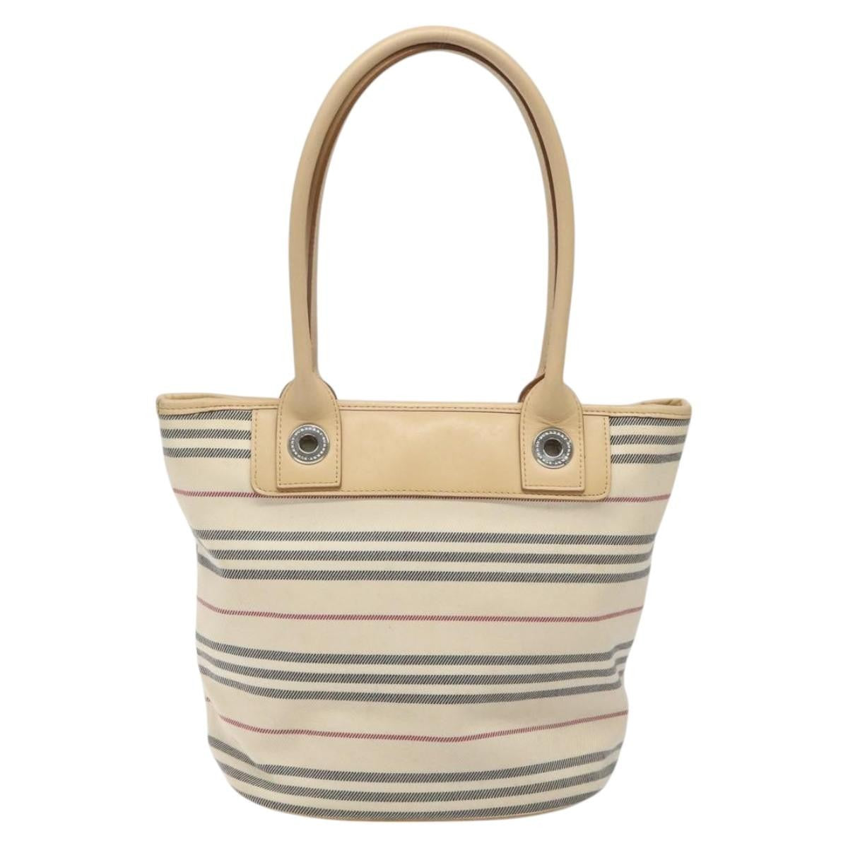 Burberry Nova Check Tote Canvas and Leather, BEIGE, CANVAS, Tote bag