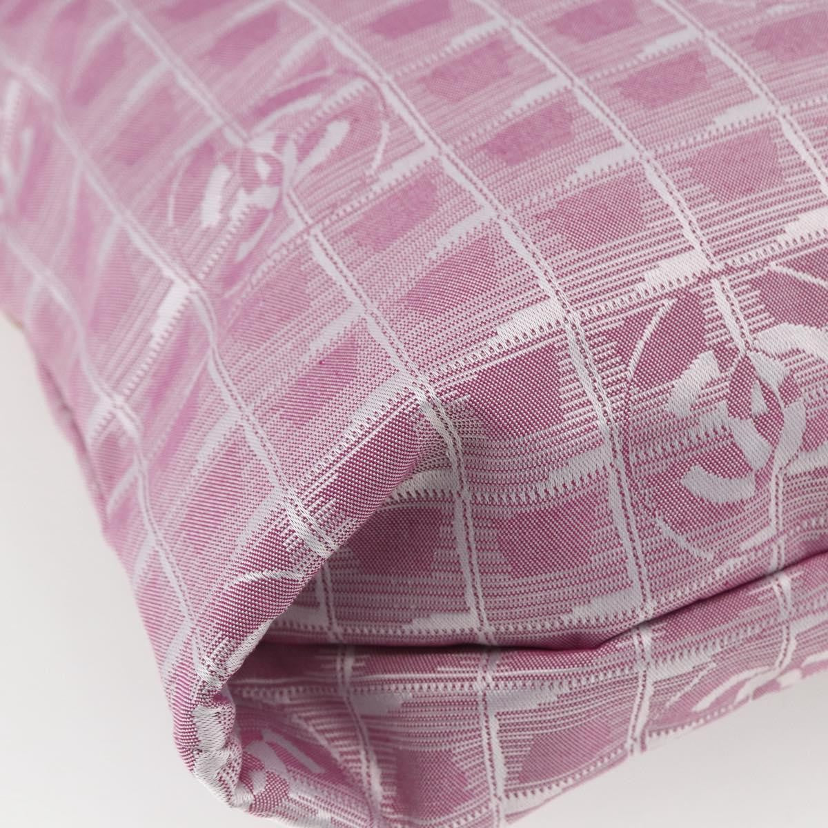 Chanel Travel Line Tote Nylon, PINK, NYLON, Tote bag