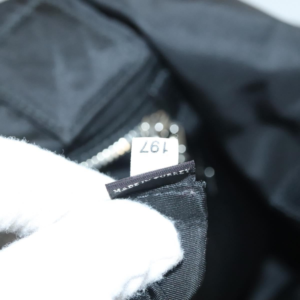 Prada Convertible Double Tote Tessuto, BLACK, NYLON, Handbag