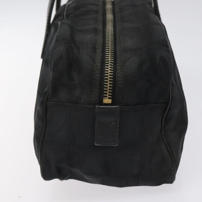 Chanel Travel Line Satchel Nylon, BLACK, NYLON, Handbag