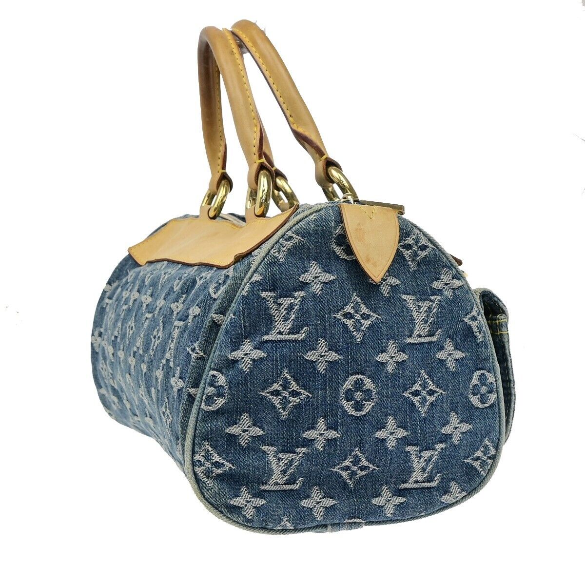 Louis Vuitton Neo Speedy Bag Denim, BLUE, DENIM_JEANS, Handbag