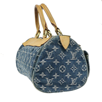 Louis Vuitton Neo Speedy Bag Denim, BLUE, DENIM_JEANS, Handbag