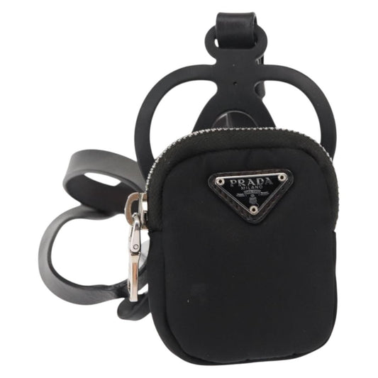 Prada Cargo Phone Holder Crossbody Bag Tessuto, BLACK, NYLON, Crossbody bag