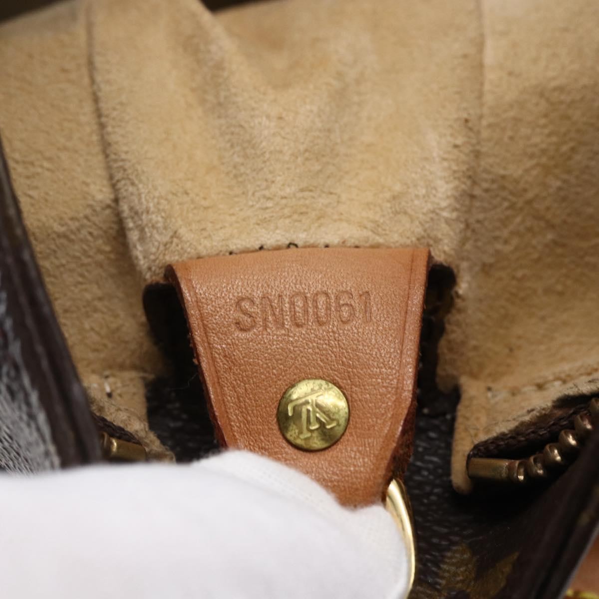 Louis Vuitton Looping Handbag Monogram Canvas, BROWN, CANVAS, Shoulder bag