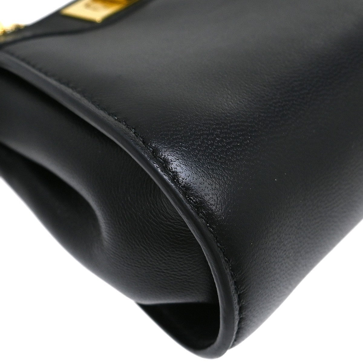 Fendi Peekaboo Bag Leather, Black, Leather, Handbag