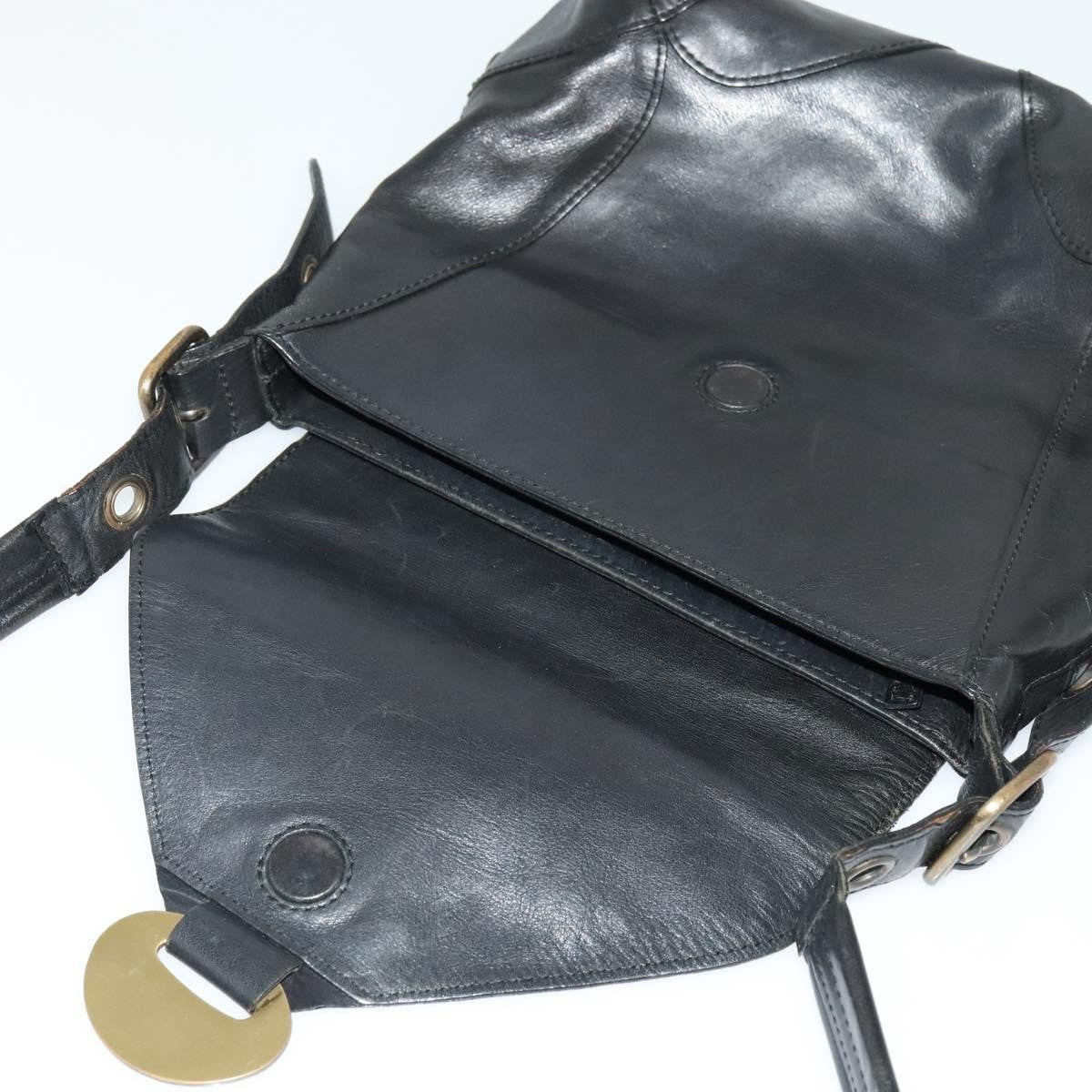 Chloe Vintage Flap shoulder bag Leather, BLACK, LEATHER, Shoulder bag