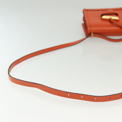 Loewe Barcelona Shoulder Bag Leather, ORANGE, LEATHER, Shoulder bag
