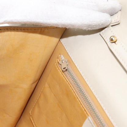 Celine Vintage Shoulder Bag Leather, ECRU, LEATHER, Shoulder bag