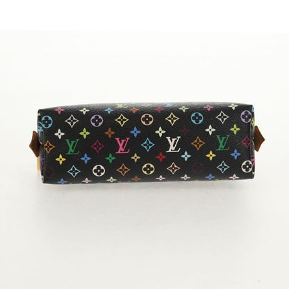 Louis Vuitton Cosmetic Pouch Monogram Multicolor, BLACK, CANVAS, Clutche & pouche