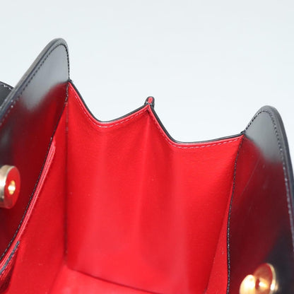 Celine Shoulder Bag Suede and leather, BLACK, SUEDE, Shoulder bag