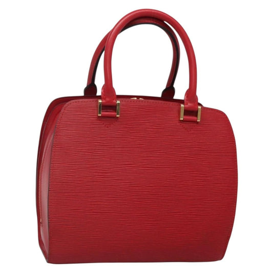 Louis Vuitton Pont Neuf Handbag Epi Leather, RED, LEATHER, Handbag