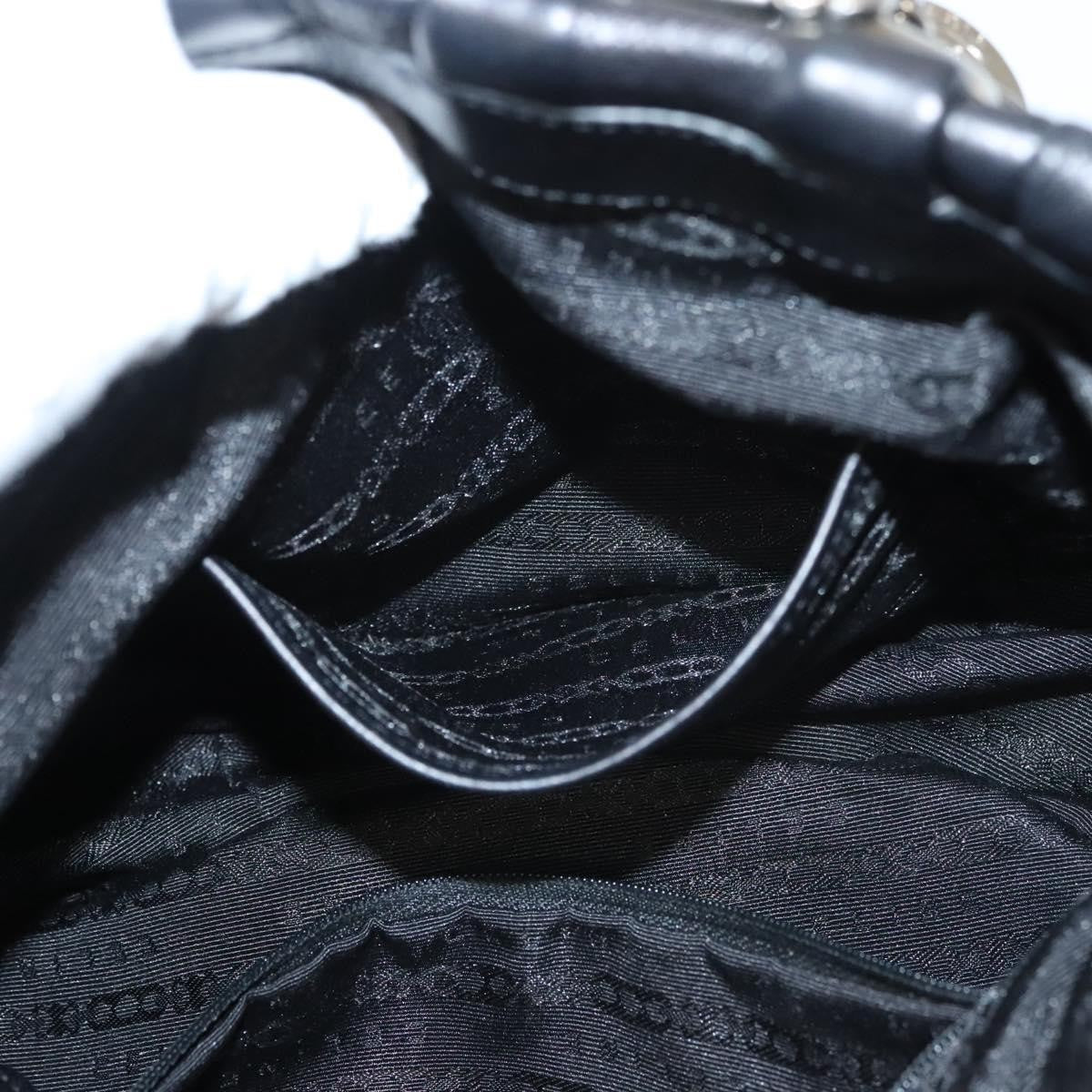 Celine Pillow Handbag Leather, BLACK, LEATHER, Handbag