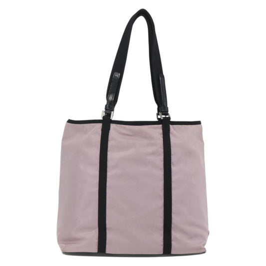 Prada Vintage Tote Tessuto, PINK, NYLON, Tote bag