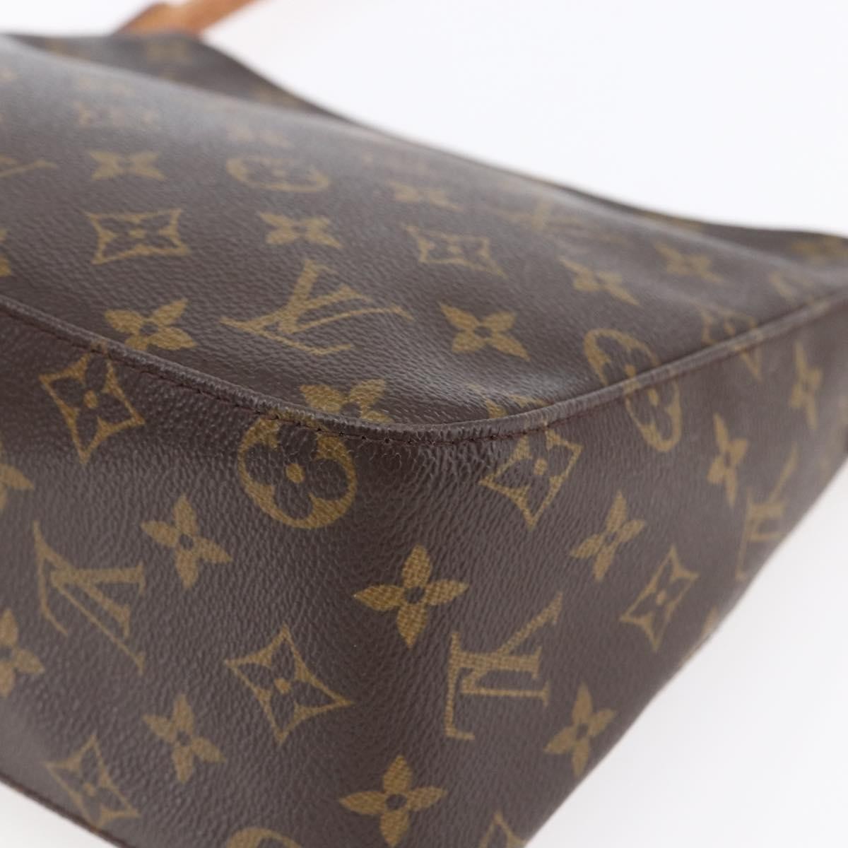 Louis Vuitton Looping Handbag Monogram Canvas, BROWN, CANVAS, Shoulder bag