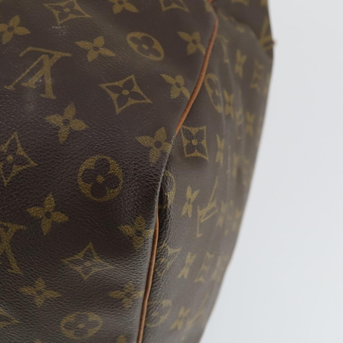 Louis Vuitton Keepall Bag Monogram Canvas, BROWN, CANVAS, Travel bag