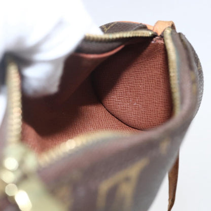 Louis Vuitton Papillon Pochette Monogram Canvas, BROWN, CANVAS, Clutche & pouche