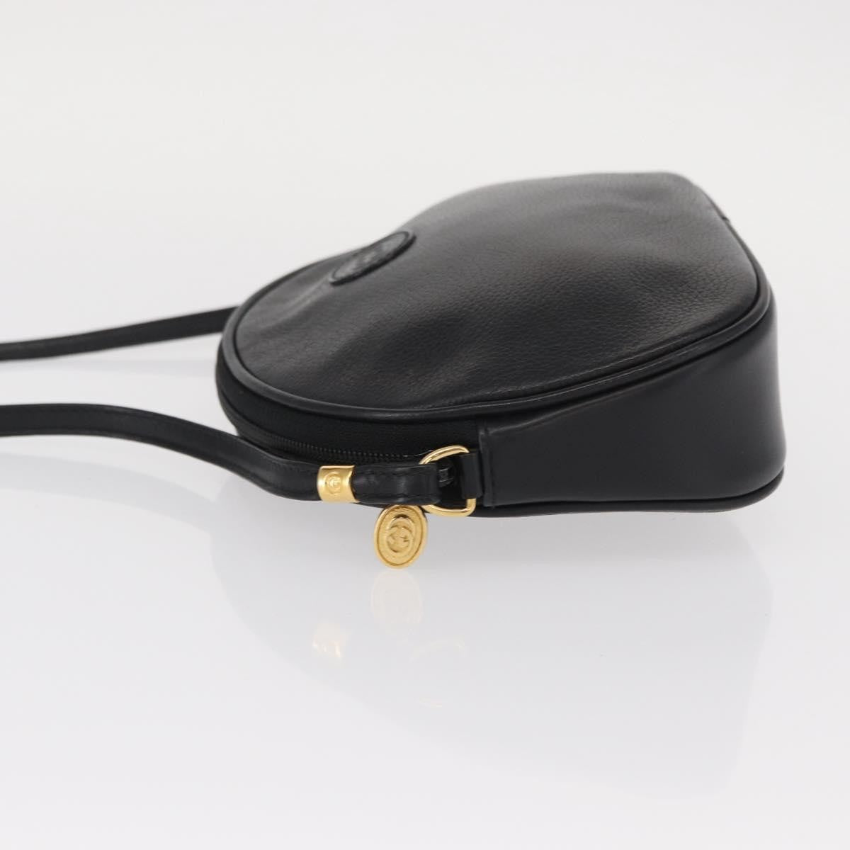 Gucci Vintage Shoulder Bag Leather, BLACK, LEATHER, Shoulder bag