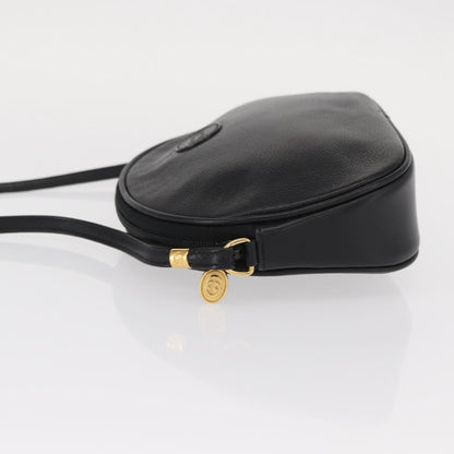 Gucci Vintage Shoulder Bag Leather, BLACK, LEATHER, Shoulder bag
