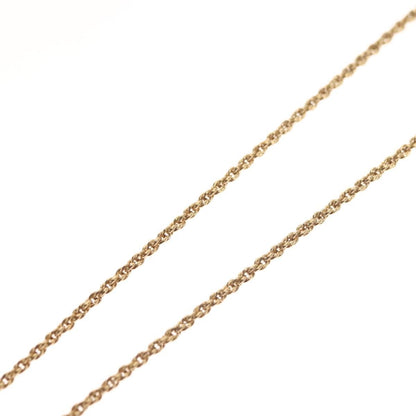 Christian Dior CD Round Pendant Necklace Metal and Crystals, GOLD, METAL, Necklace