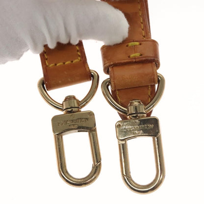 Louis Vuitton Adjustable Shoulder Strap Vachetta Leather, BEIGE, LEATHER, Straps