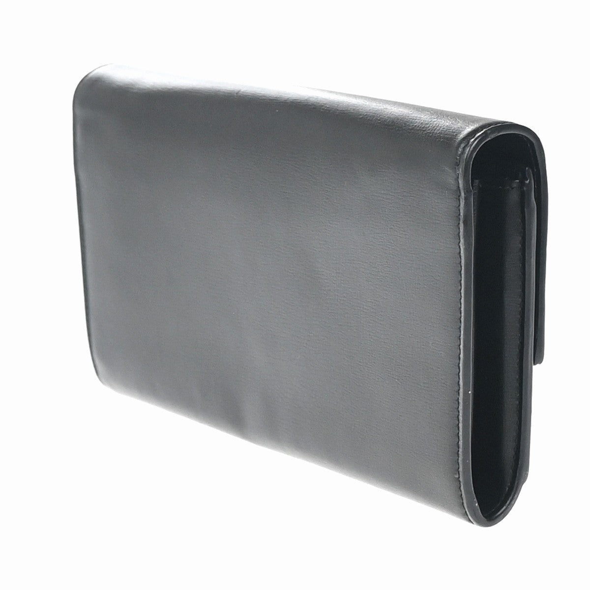 Saint Laurent Bellechasse Flap Wallet Leather, BLACK, LEATHER, Wallets