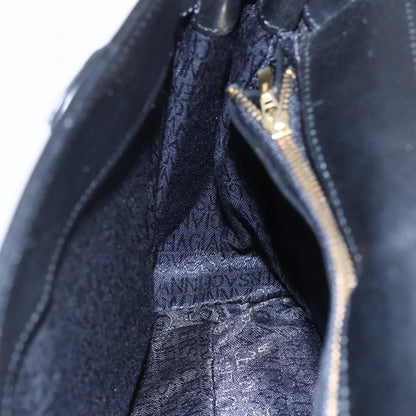 Versace Vintage Shoulder Bag Leather, BLACK, LEATHER, Shoulder bag