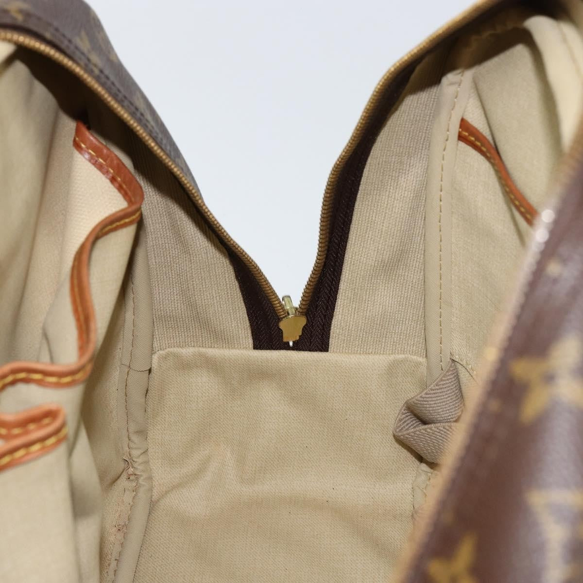 Louis Vuitton Deauville Handbag Monogram Canvas, BROWN, CANVAS, Handbag