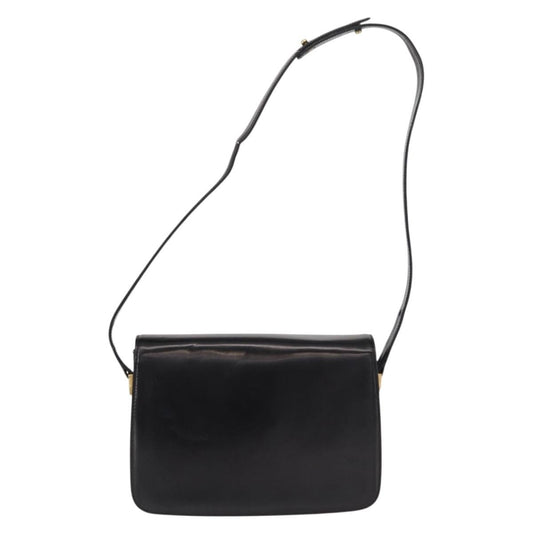 Gucci Vintage Shoulder Bag Leather, BLACK, LEATHER, Shoulder bag