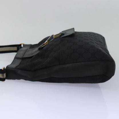 Gucci Vintage Jackie Shoulder Bag Canvas and Leather, Multicolour, Canvas, Shoulder Bag
