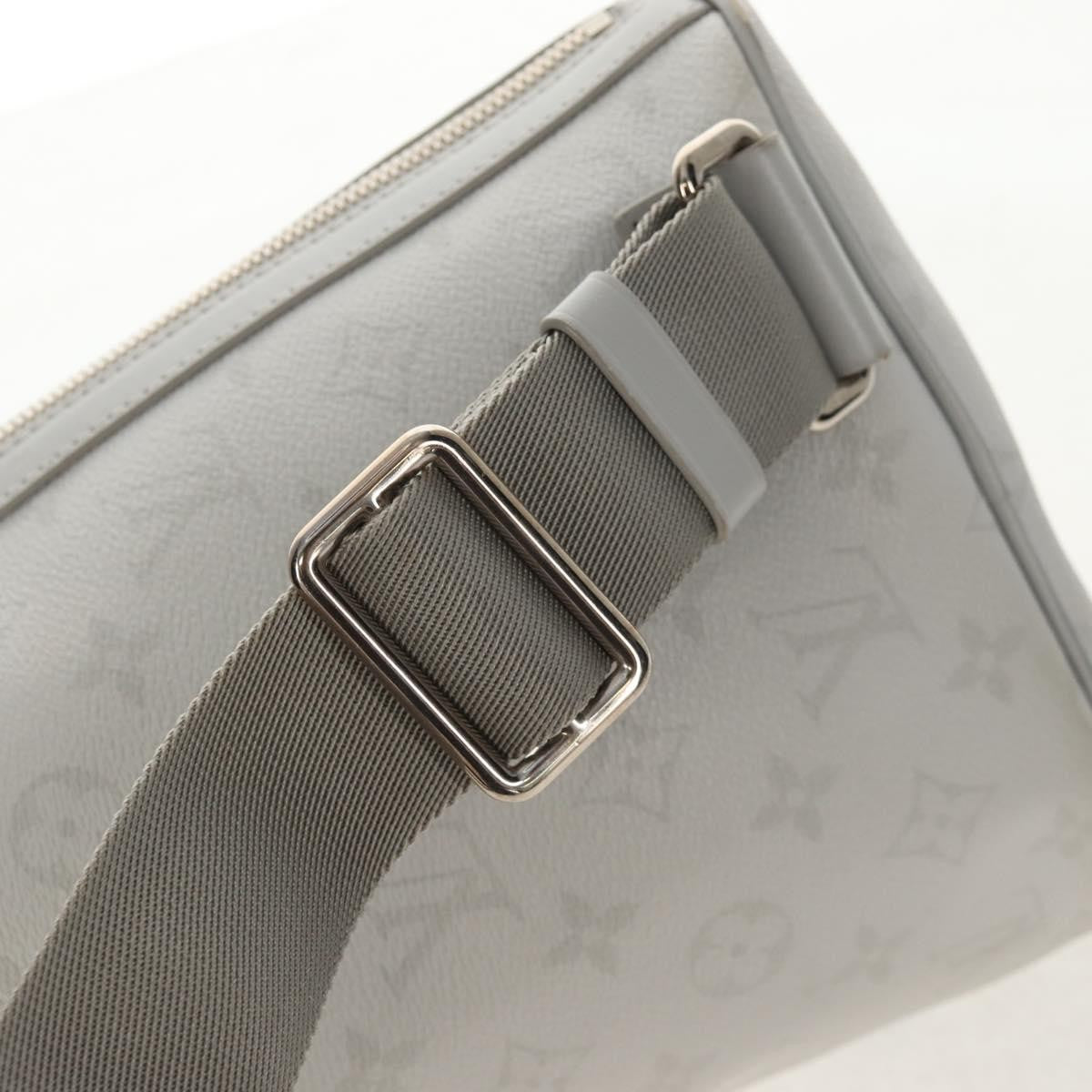 Louis Vuitton Chalk Sling Bag Limited Edition Logo Story Monogram Canvas, WHITE, CANVAS, Shoulder bag