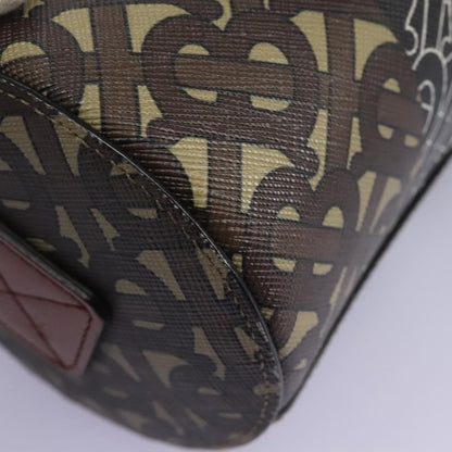 Burberry Barrel Crossbody Bag Monogram E-Canvas, BROWN, CANVAS, Crossbody bag