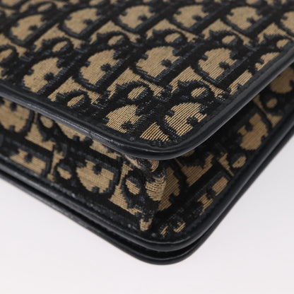 Christian Dior Vintage CD trotter Shoulder bag Canvas, BROWN, CANVAS, Shoulder bag