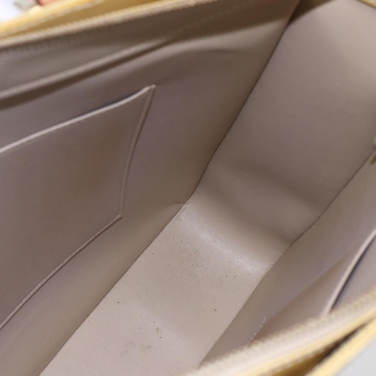 Louis Vuitton Columbus Handbag Monogram Vernis, BEIGE, PATENT_LEATHER, Tote bag